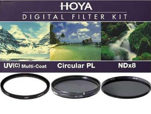 Hoya 46mm Digital Filter Kit with 3 Filters & Pouch