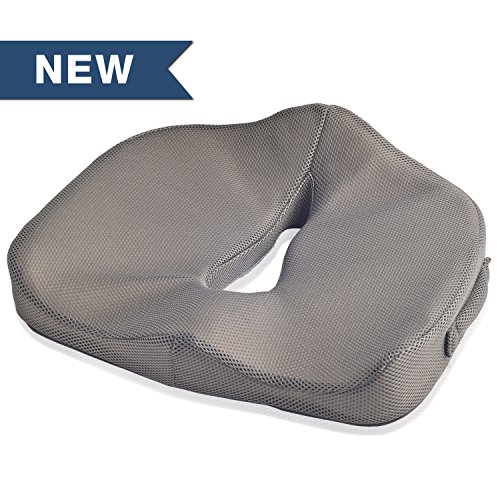 Dr. Frederick s Original BreatheTEC Memory Foam Post-Partum, Perineal, and Prostate Cushion - For Men and Women