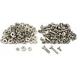 Nickel Plated Clock Screws Nuts Clockmakers Repair Part