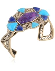 Barse "Navajo" Purple Turquoise Multi-Stone  Bracelet