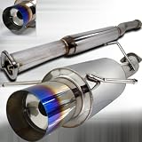 2001-2004 Subaru Impreza WRX 3 Inch Inlet N1 Style Catback Exhaust with Burnt Tip by Instyleparts