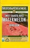 51Z LzC5I8L. SL160  Seeds of Change S17168 Certified Organic Sweet Dakota Rose Watermelon, 35 Seed Count