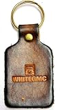 White GMC~ White Truck Company~Rare Vintage Keychain