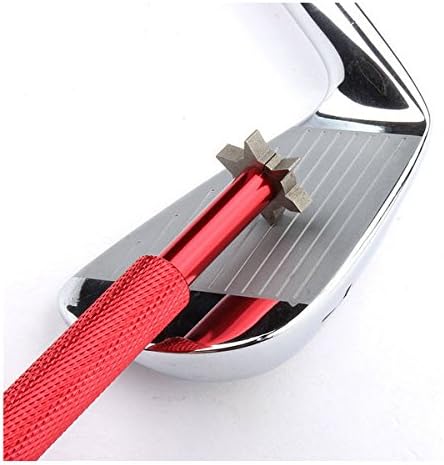 Golf Club Groove Sharpener with 6 Heads - Ideal for Optimal Backspin and Ball Control - Perfect Tool for Wedges and Utility Clubs - From Specialty Golf Products