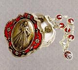 Divine Mercy Bracelet with Case - Silver Plated - MADE IN ITALY AND BRAZIL
