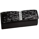 Jessica McClintock Sequins & Satin E/W Clu