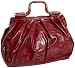 Melie Bianco W9-376 Satchel,Wine,one size