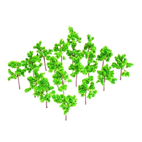 TOOGOO(R) Model Pine Tree Train Set Scenery Landscape N Z - Approx. 50PCS