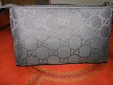 Gucci Monogram Black Ladies Cosmetic Case