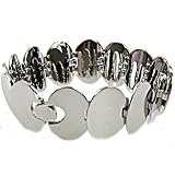 Stainless Steel Bracelet with high polish - Length: 8.5"/Width: 4mm