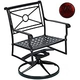 IMAGE OF Windham Castings Windsor Swivel Dining Chair Frame Only, Black Cherry