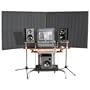 Auralex MAX420CHA MAX-Wall 420 in Charcoal; 4- 20x48x4.75 Panels; No Window Section; 2- MAX Stands