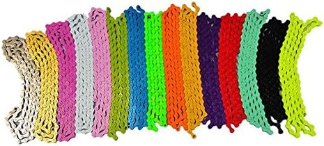 Mewshop INBIKE Fixed Gear Bike Bicycle High-strength Steels Chain 98 Segments Color Gold