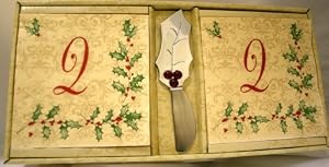 Monogram Holiday Napkin Set - Q