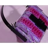 Fendi フェンディ バゲット パイソンパープル