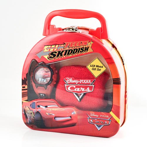 51Z jyxEWHL Disney Pixars Cars the Movie LCD Watch in Tin   Red