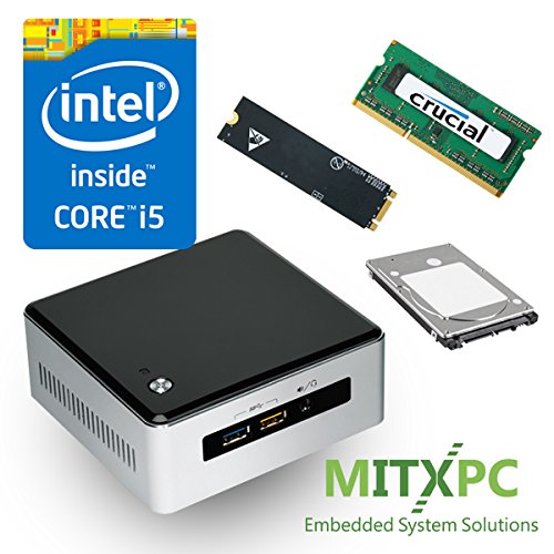 Intel NUC5i5RYH Core i5-5250U Mini PC NUC w/ 8GB, 256GB M.2, 1TB 2.5" HDD, WiFi - BOXNUC5i5R?YH Configured and Assembled by MITXPC