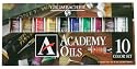 ACADEMY OIL 10 COLOR SET