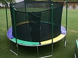 Magic Cages - 13.5 ft. Dia. Trampoline in Multicolor