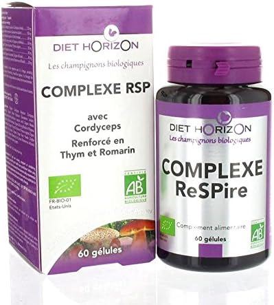 Diet Horizon Organic Mushroom Complex for Respiratory System, 60 vcaps