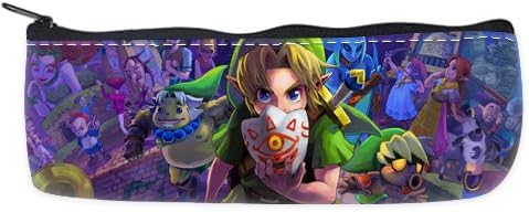 Custom The Legend of Zelda Game Zippered Pen Pencil Case Bag (Two Sides)