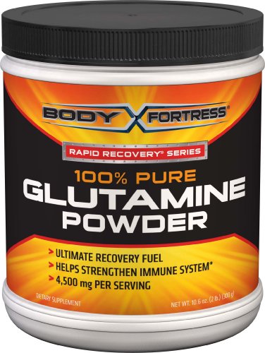 Body Fortress 100% Pure Glutamine Powder, 300 Grams