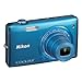 Nikon COOLPIX S5200 Wi-Fi CMOS Digital Camera with 6x Zoom Lens (Blue)