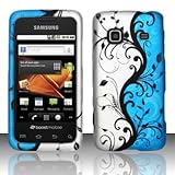 Blue Vines Hard Snap On Case Cover Faceplate Protector for Samsung Galaxy P ....