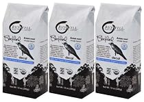 BuyWell Blackbird Decaf Blend, 100% Fair Trade Organic, 12-Ounce Bags (Pack of 3) WHOLE BEAN