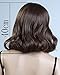 Cool2day Women's Short Curly Wig+wig Cap (Model: Jf010190) (Dark Brown)
