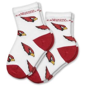 Click here to buy Arizona Cardinals Infant Socks (2-pack).