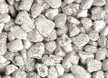 Colored Quartz Gravel Pebbles (SD9026) White, 25 lbs