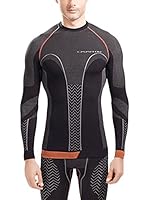 Spaio Camiseta Técnica Emmitou Silver 01 (Negro / Naranja)