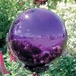 8 Inch Violet Stainless Steel Gazing Globe