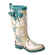 Leaves Rainboots - Cool Turquoise