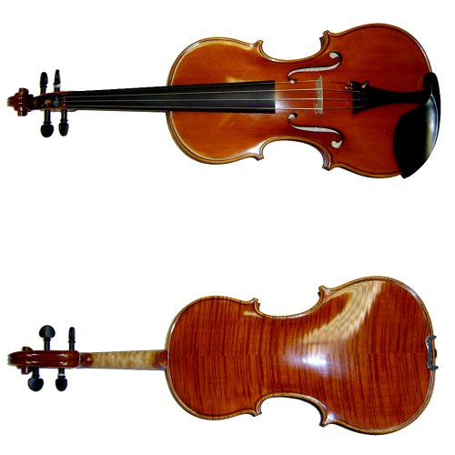 Strauss Advance Orchestra Violin Highly Flamed Back