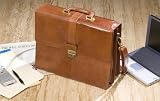 Leather Lawyer's Briefcase - Legal Brief