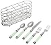 Cambridge Silversmiths Cellar Green Flatware Set With Caddy, 20-Piece