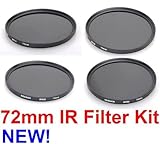 72MM Infrared IR Filter Set - IR720 + IR760 + IR850 + IR950 - for ANY Digit ....