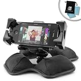 AutoDASHMOUNT Portable Friction Mount with 360 Degree Fully Articulating Neck - for Apple iPhone 4S / 4 / 3GS / 3G ** Includes Microfiber Cleaning Kit!**