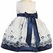 Sweá Pea & Lilli Organza & Taffeta Dress - DustyRose Pink Lilac Silver Navy Yellow (Infant-Girl)