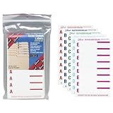 Smead AlphaZ Top Tab Folders Alphabetical Labels