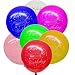 12" printed balloons - "Happy Birthday"