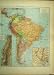 1893 GERMAN MAP SOUTH AMERICA BRAZIL CHILE BUENOS AIRES