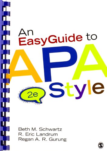 bundle nestorresearch methods in psychology 2e schwartz an easyguide to apa style 2e