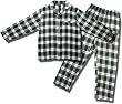 Men's Hanes Long-sleeve Coat-style Cotton Flannel Pajamas