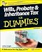 Wills, Probate and Inheritance Tax For Dummies at Amazon: 51Z0CXd-ktL._SL75_