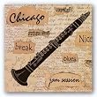 Chicago Sound by Anji Allen 9"x9" Art Print Poster