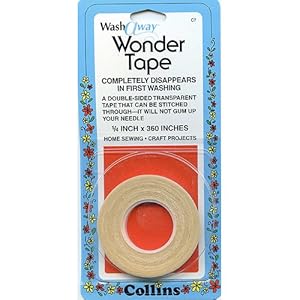 Amazon.com: Wonder Tape-1/4"x10 Yards: Arts, Crafts & Sewing