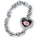 BSS - Cincinnati Reds MLB Ladies Heart Series" Watch"